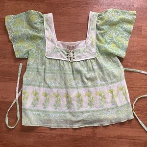 Vintage Free People babydoll style blouse